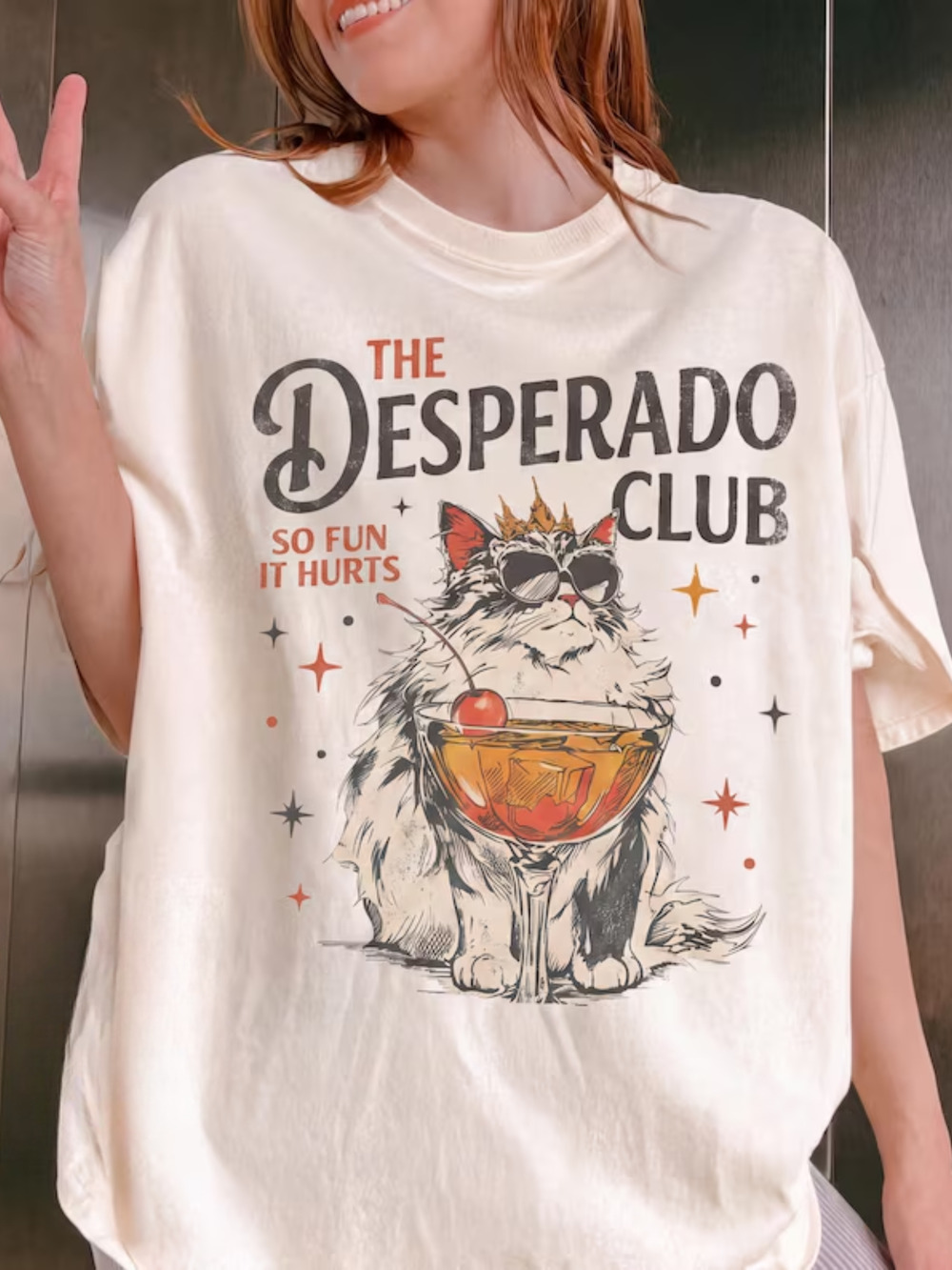 Vintage Princess Donut Tee The Desperado Club Gaming Fan Comfort Colors Tee